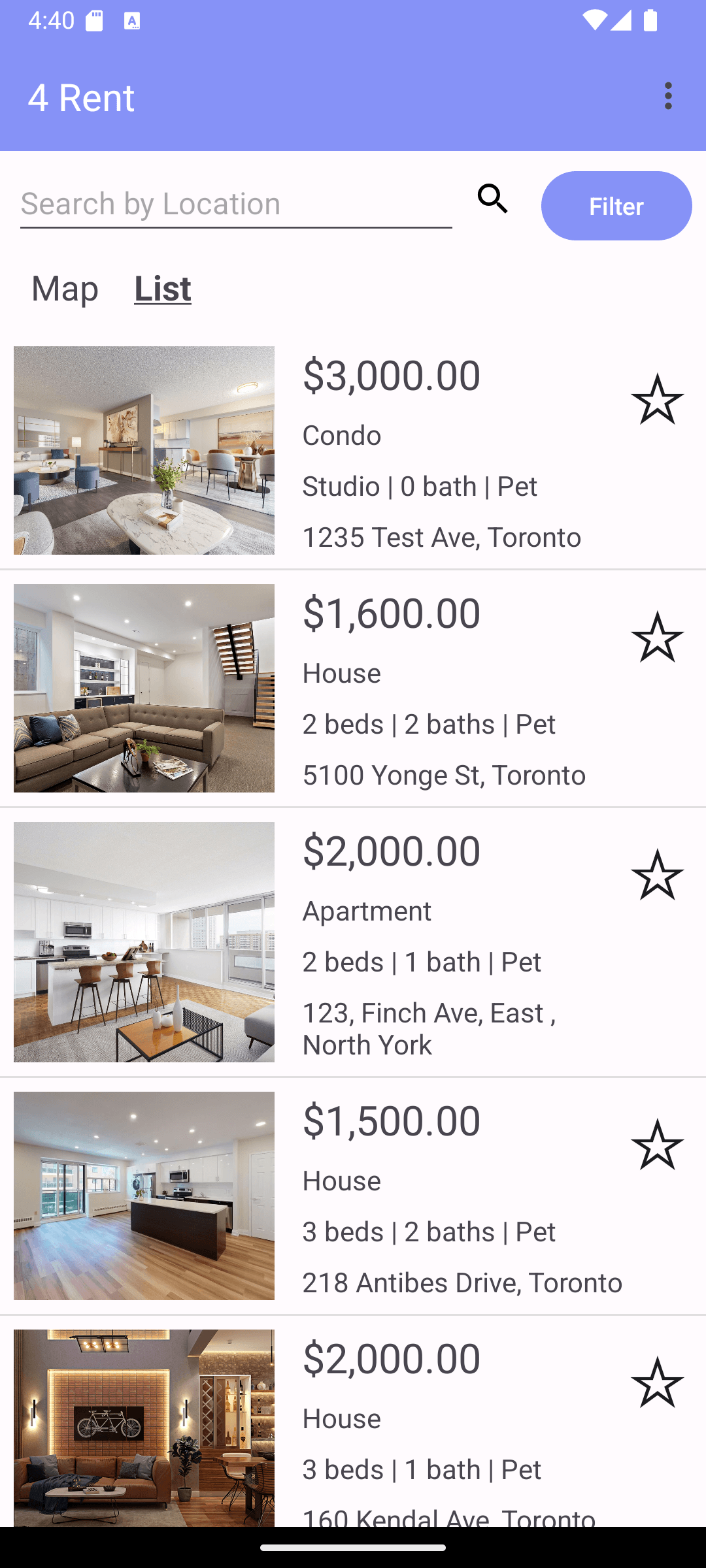 Mobile Rental Platform